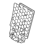 88609W010P - Body: Seat Back Panel for Mitsubishi: Outlander, Outlander PHEV Image