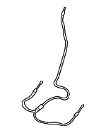 6924A432 - Body: Release Cable for Mitsubishi: Outlander, Outlander PHEV Image