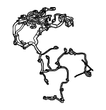 2541503602 - Electrical: Engine Harness for Mercedes-Benz Image