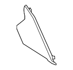 5543624030B1 - Body: Finish Panel for Lexus: RC F, RC200t, RC300, RC350 Image