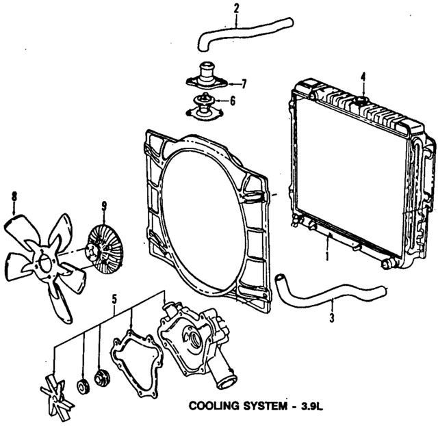 4401734 - Cooling System: Radiator for Mopar Image