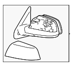 879100C430 - Body: Mirror for Toyota: Tundra Image