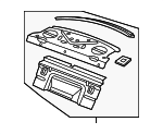 92163415 - Body: Package Tray for Pontiac: GTO Image