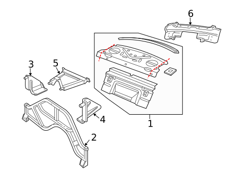 Rear Body for 2004 Pontiac GTO #0