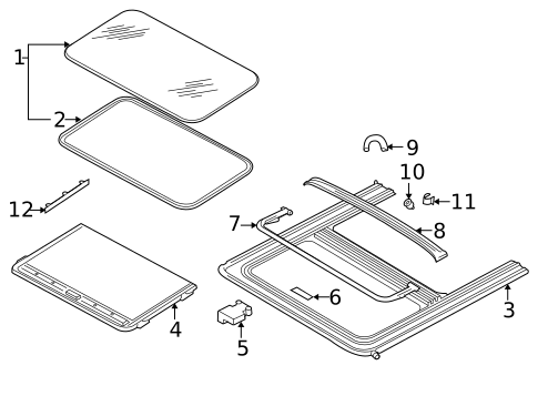 Sunroof for 2001 Audi A4 Quattro #0