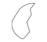 1J0885905G - Body: Headrest Pad for Volkswagen Image