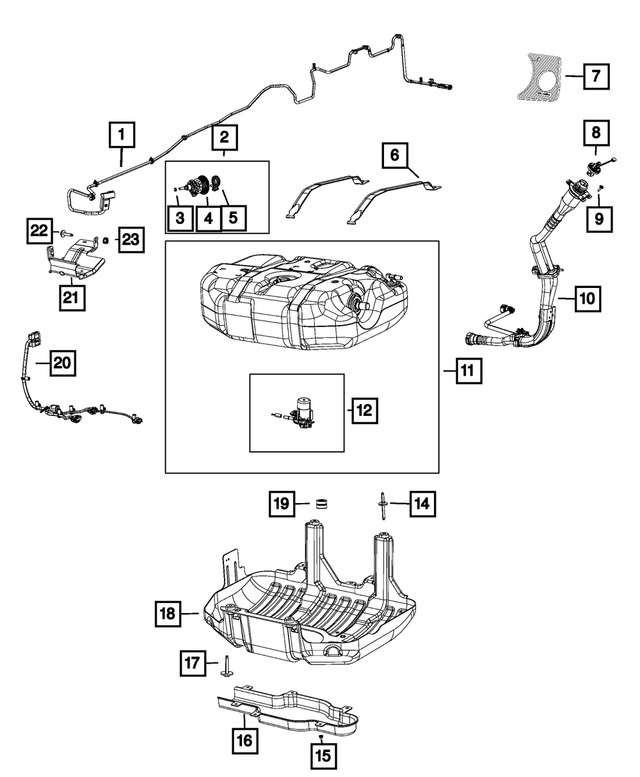 « 68145555AD – Emission Controls : Liquide D'échappement Diesel Couvercle pour Mopar Image »