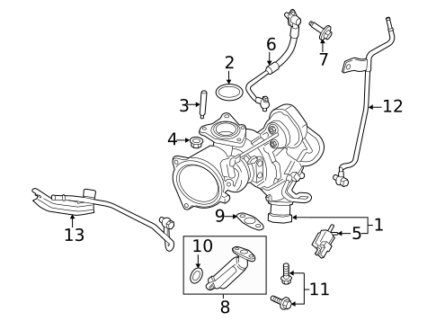 Turbocharger, Supercharger & Ram Air for 2014 Ford Fusion #0