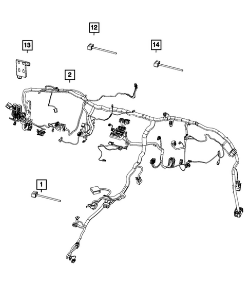 Wiring, Instrument Panel for 2026 Dodge Durango #0
