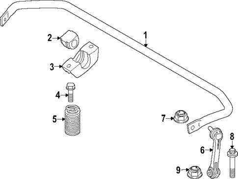 Stabilizer Bar & Components for 2025 BMW 750e xDrive #0