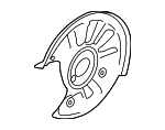 5Q0615612S - Brakes: Splash Shield for Audi Image