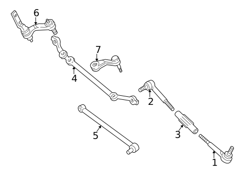 Steering Linkage for 1996 Chevrolet Express 3500 #0
