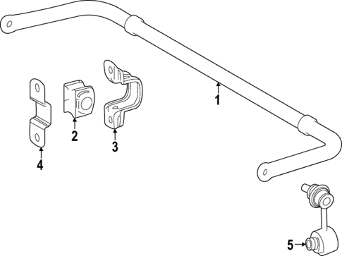 Stabilizer Bar & Components for 2025 Toyota bZ4X #0
