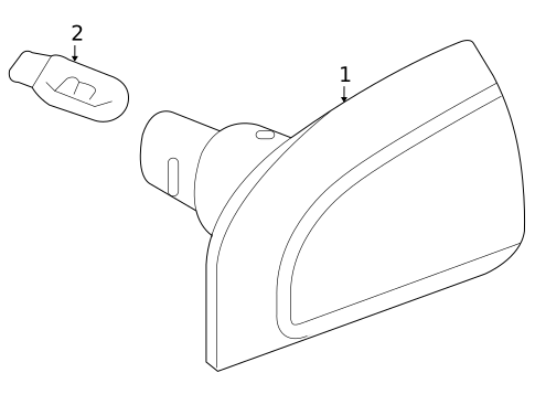 Side Repeater Lamps for 2007 Jaguar XK #0