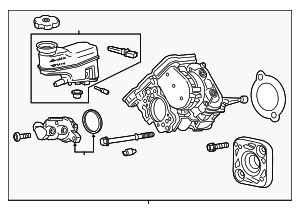 84402438 - : Brake Master Cylinder Assembly for Chevrolet: Malibu Image