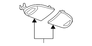 89025698 - : Map Light Lens for Saab: 9-7x Image