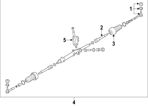 Steering Gear & Linkage for 2012 Subaru Forester #1