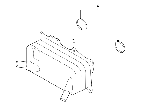 Oil Cooler for 2009 Porsche Cayenne #0