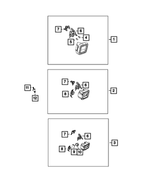 68376506AA - Electrical: Taillamp Wiring, Right for Jeep: Wrangler Image