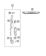 68606717AA - Body Sheet Metal Except Doors: Rear Corner Panel, Left for Mopar Image