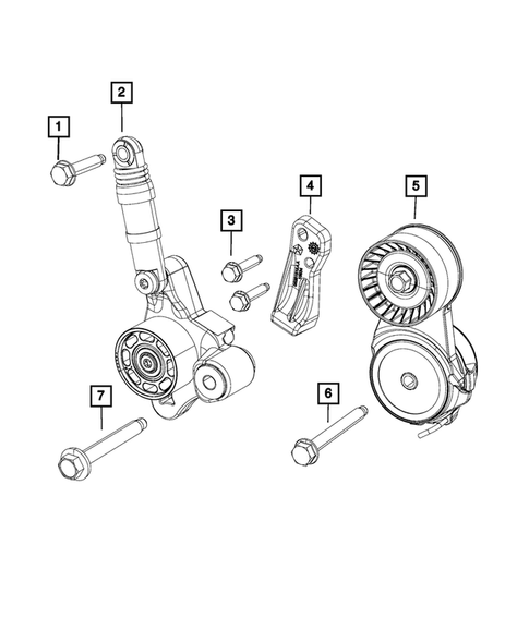 Pulleys and Related Parts for 2019 Ram 1500 #0
