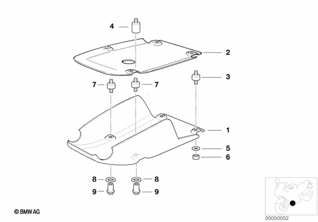 11111342936 - Engine: Exterior Engine Protection Part -  for BMW-Motorrad Image