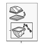 165004Z021 - Engine: Air Cleaner Assembly for Nissan: Sentra Image