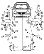 4857700AB - Electrical: Headlamp Lamp, Right for Mopar Image