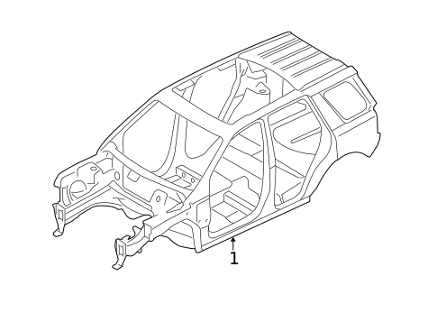 Body Shell for 2012 Land Rover Range Rover Evoque #0