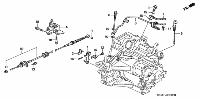 AT Control Wire for 1993 Honda Accord #0