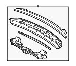 97051220113 - Body: Spoiler Assembly for Porsche: Panamera Image