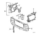 2148036A67 - Cooling System: Engine Cooling Fan Assembly for Nissan: Pulsar NX, Sentra Image