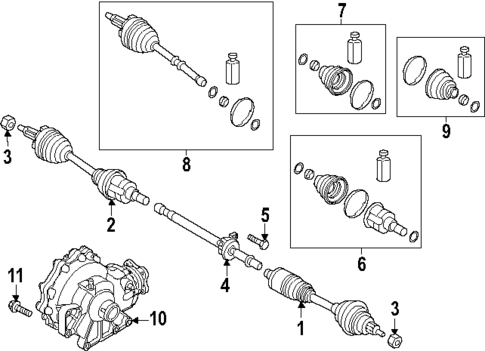 Carrier & Front Axles for 2025 Genesis GV80 Coupe #0