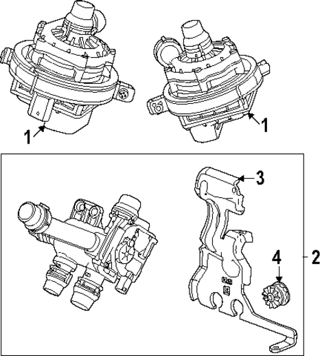 Water Pump for 2024 Chevrolet Equinox EV #0