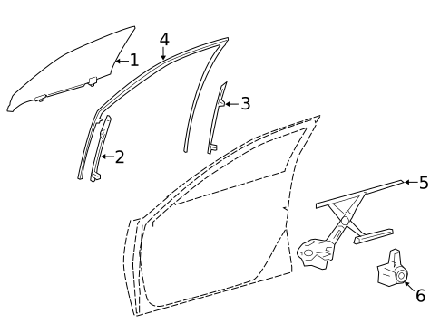 Front Door for 2015 Lexus LS460 #0