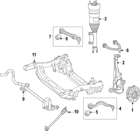 Suspension Components for 2020 Mercedes-Benz E 450 #2