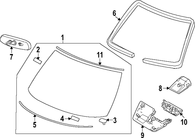 G27006GP0A - : Windshield for Nissan Image
