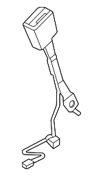 72115A01F85 - Electrical: Buckle End for BMW: 430i Gran Coupe, 430i xDrive Gran Coupe, i4, M440i Gran Coupe, M440i xDrive Gran Coupe Image