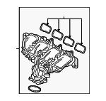PY8V13100 - Engine: Intake Manifold for Mazda: 6, CX-5, CX-9 Image