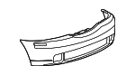XW4Z17D957AA - Body: Bumper Cover for Lincoln: LS Image