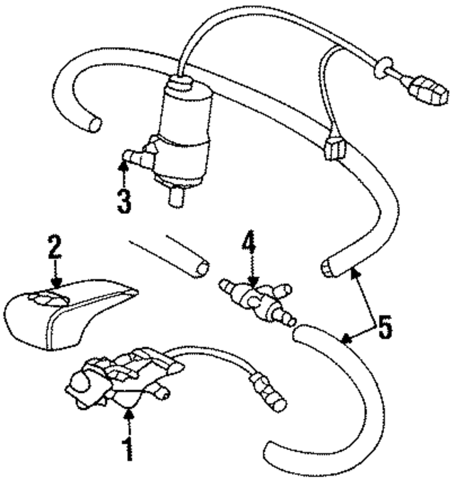 DAC7928 - Electrical: Washer Nozzle Cover for Jaguar Image