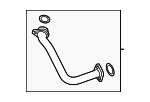 PAB121481A - Cooling System: Water Pipe for Porsche Image