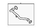 9A712108301 - Cooling System: Inlet Tube for Porsche Image