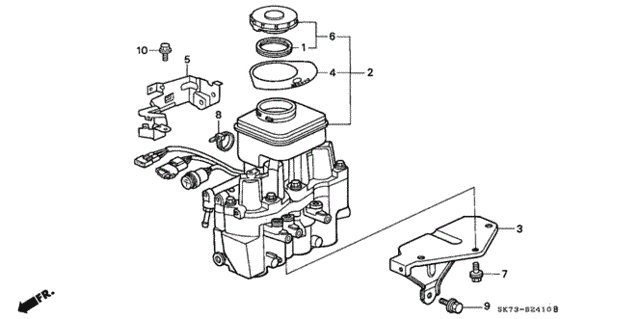 ABS Modulator for 1992 Acura Integra #0