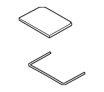 PAB877056A - Body: Rear Glass for Porsche: Cayenne Image