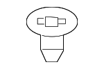 30763619 - Body: Bumper Cover Nut for Volvo Image