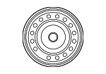 4261101181 - Suspension: Wheel, Steel for Toyota: Matrix Image