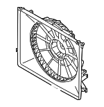 253502M100 - Cooling System: Fan Shroud for Hyundai: Genesis Coupe Image