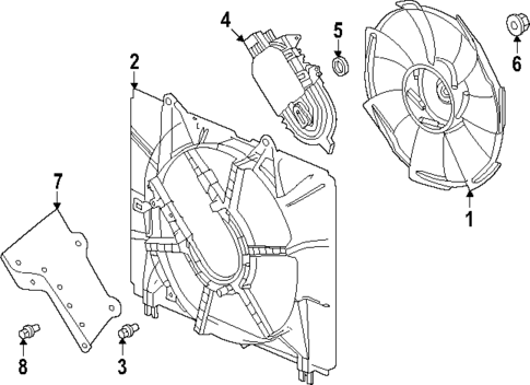 Cooling Fan for 2025 Honda Civic #0