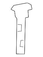 1VB60JXWAA - Body: Headrest Guide for Fiat: 500 Image